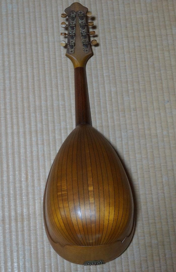 バイオリン マンドリンSUZUKI 弦楽器螺鈿象嵌葉紋No.226 1966年製