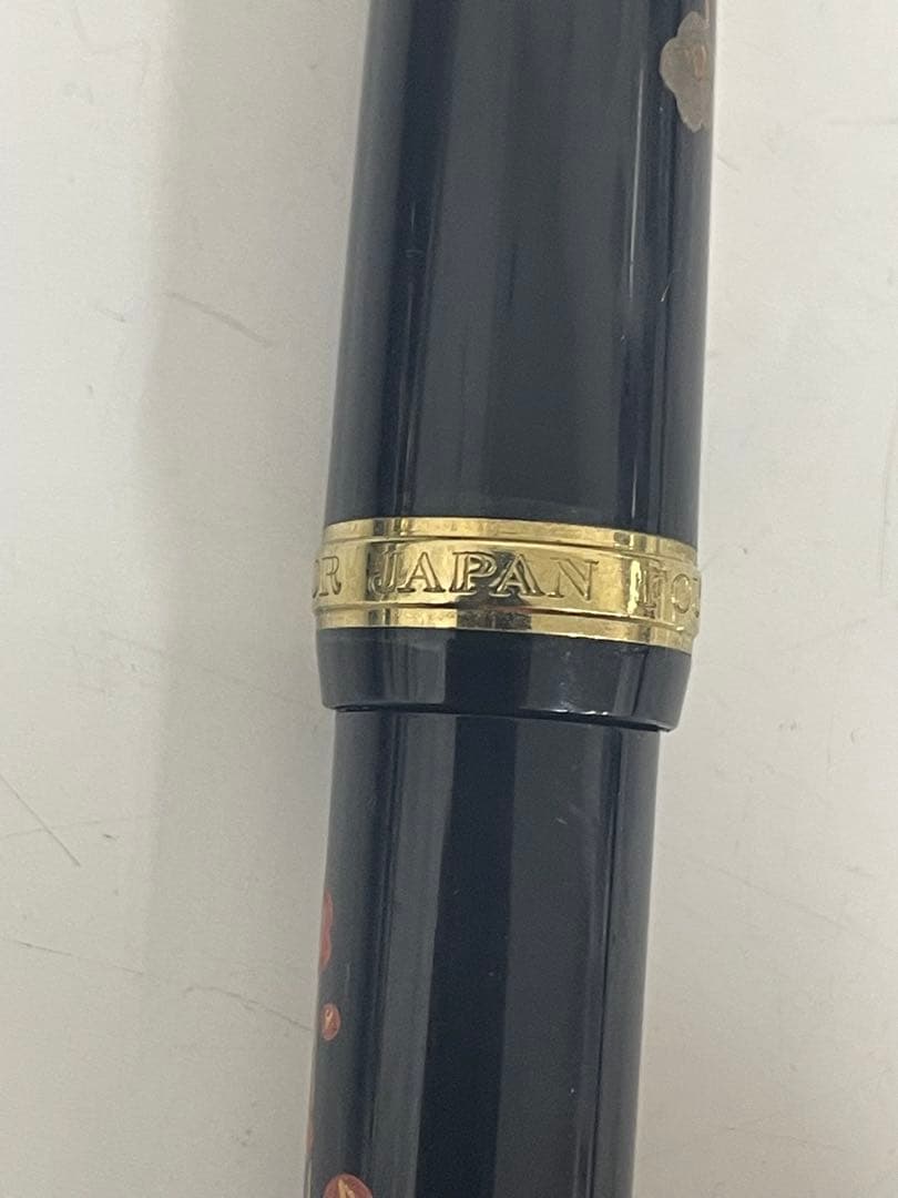 香仙 万年筆 花柄デザイン