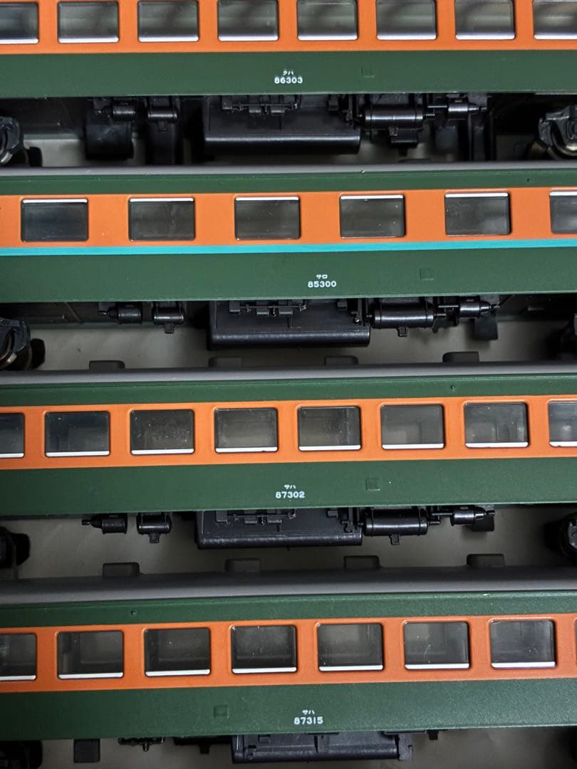 か*照様 国鉄80系電車　10両　kato ライト点灯動力動作確認済　ジャンク品