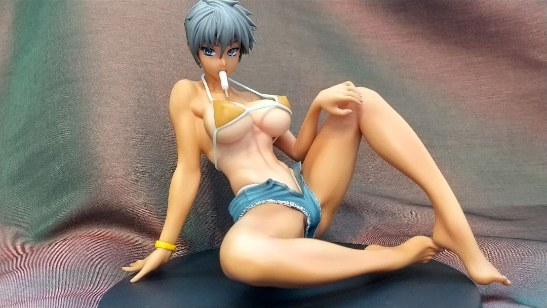 【開封美品】マウスユニット 天然常夏娘 流弾涼子スマイルビキニver フィギュア