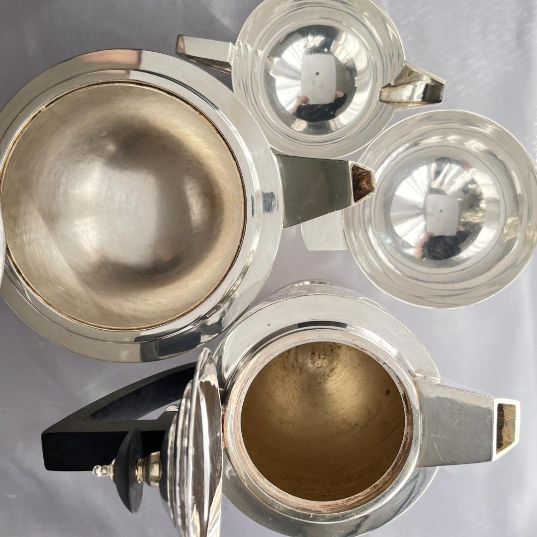 【Walker & Hall】 アールデコのティーサービス 4点