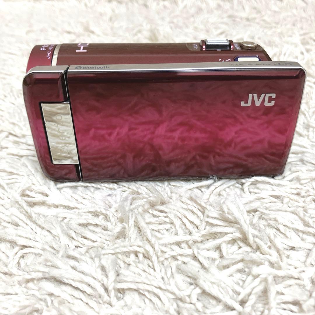 【美品】JVC Everio GZ-HM880 赤 バッテリー3個付き
