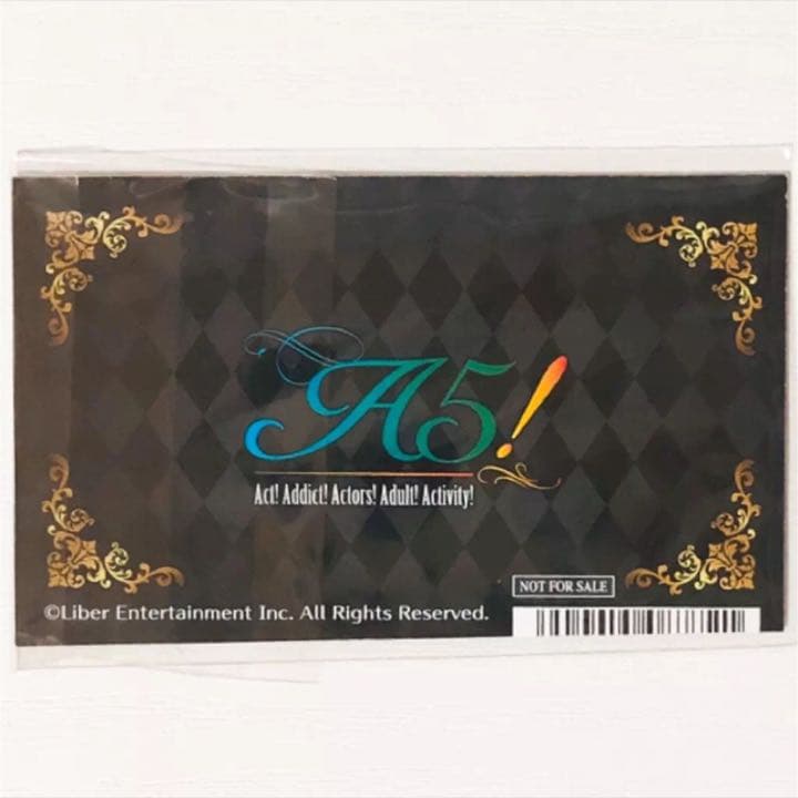 新品★A3★夏組【三好一成】ランダム★特典★ホスト名刺風カード