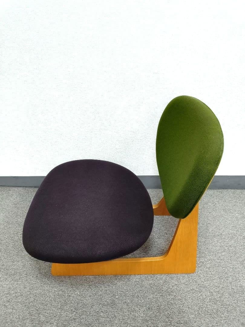 美品 天童木工 低座イス 長大作デザイン S-5016NA-ST型