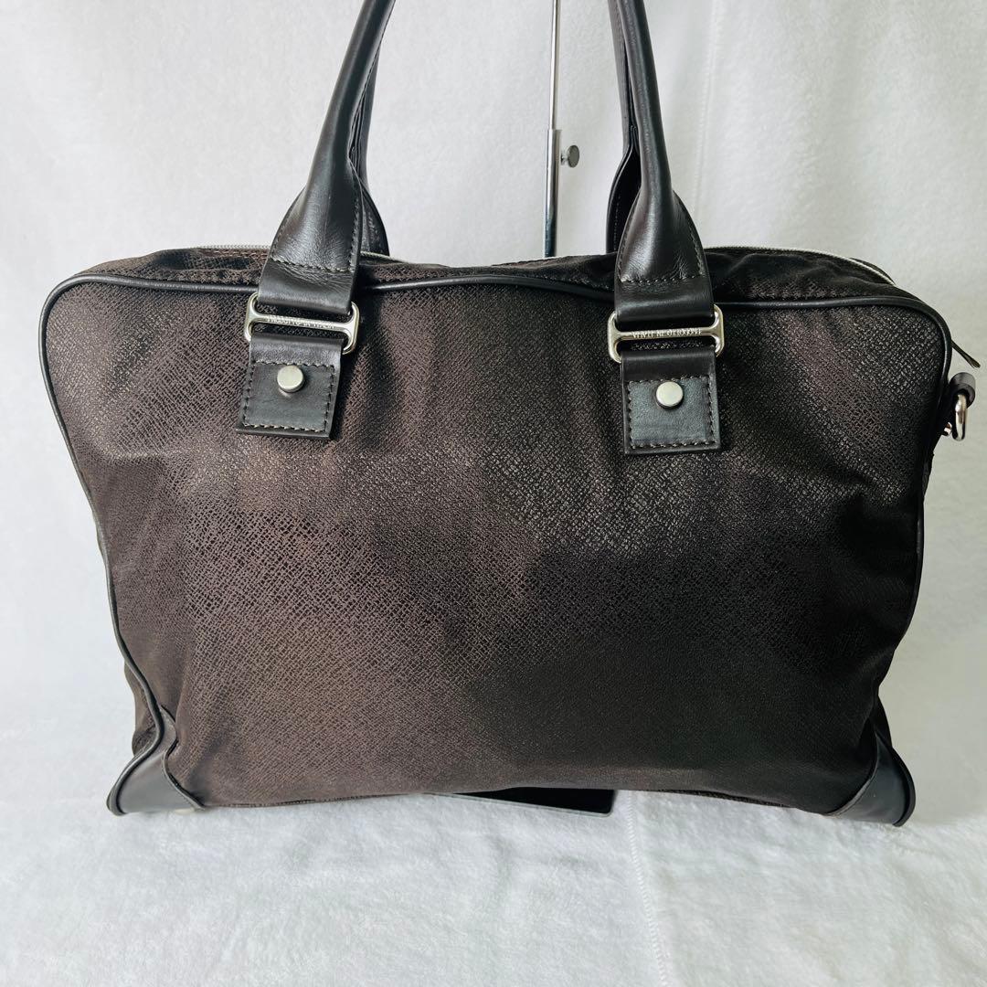 オロビアンコ 2way トートバッグ ショルダーバッグ 茶色 本革 タグ付き