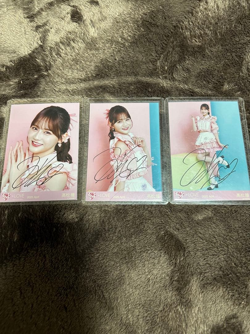 メルさん　髙松瞳 直筆サイン入り生写真 ダイナー衣装