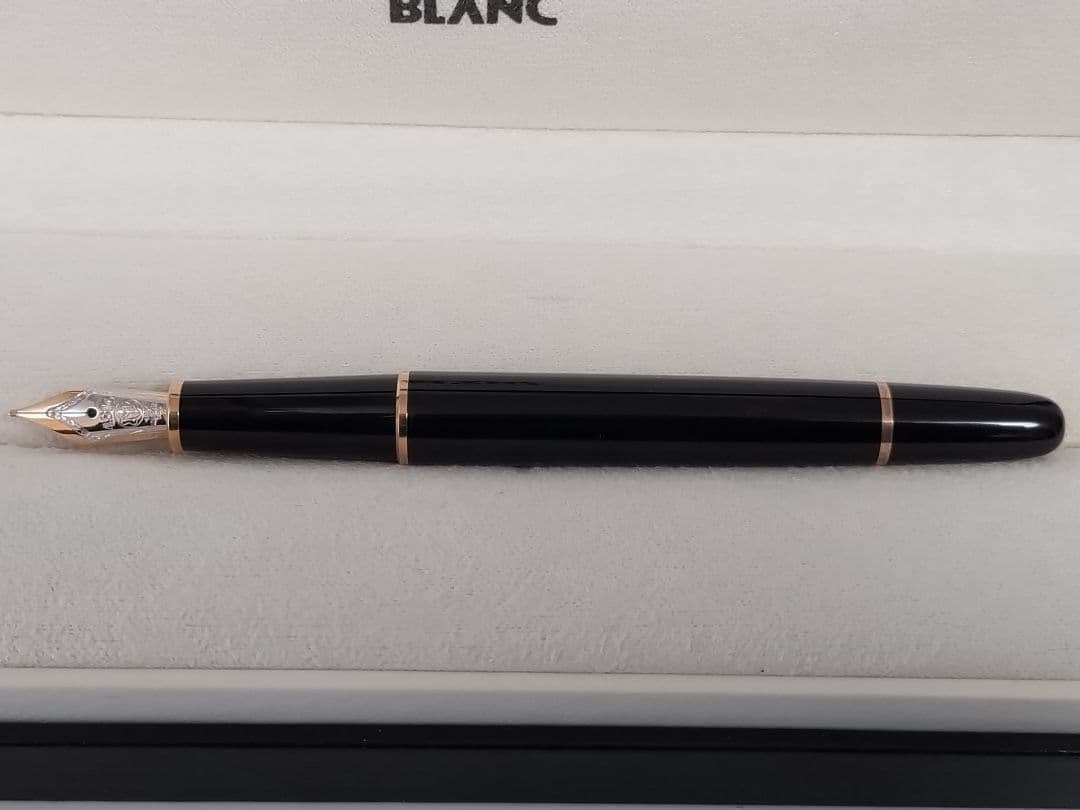 MONTBLANC　モンブラン　万年筆M　ソリテール1441 ドゥエ　Ag925