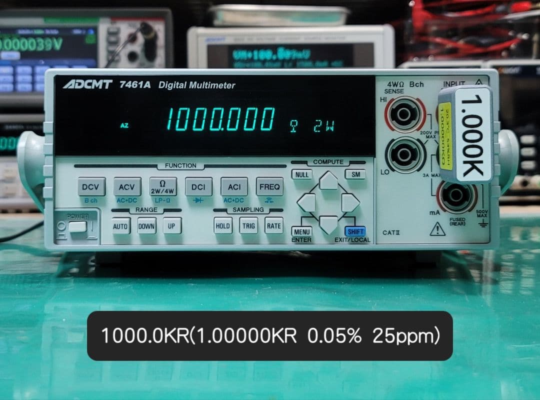 週末値引　ADCMT 7461A 6.5桁 DIGITAL MULTIMETER
