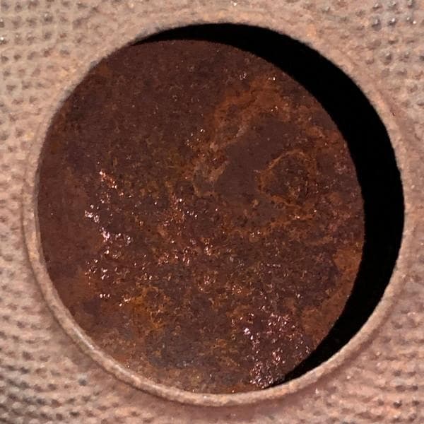 鉄製風炉釜竹絵乾山写水指黒塗棗桑小卓組立式茶道具揃え合せ箱付き[B34159]