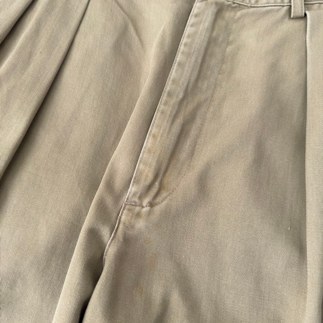 90s USA製 初期タグ ポロラルフローレン ポロチノ チノパン 34×30