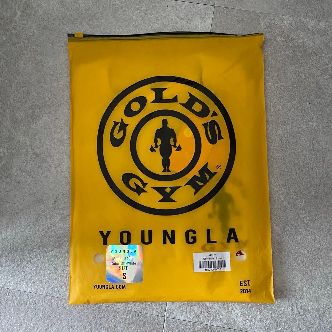  × GOLD'S GYM オーバーサイズ Tシャツ オフホワイト