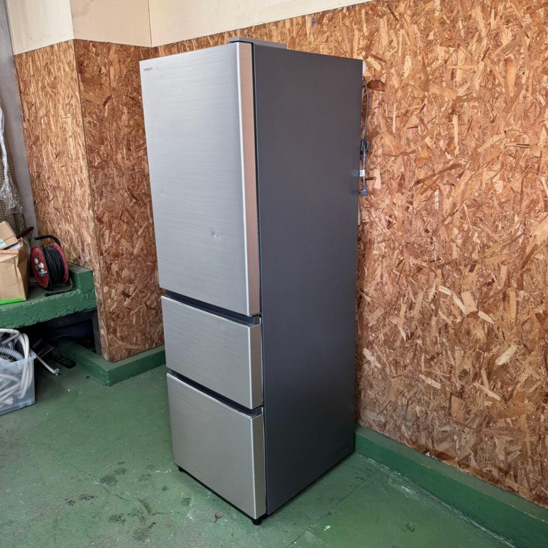 289 大型冷蔵庫　右開き　自動製氷機付　美品　300L強　保証込　大人気モデル