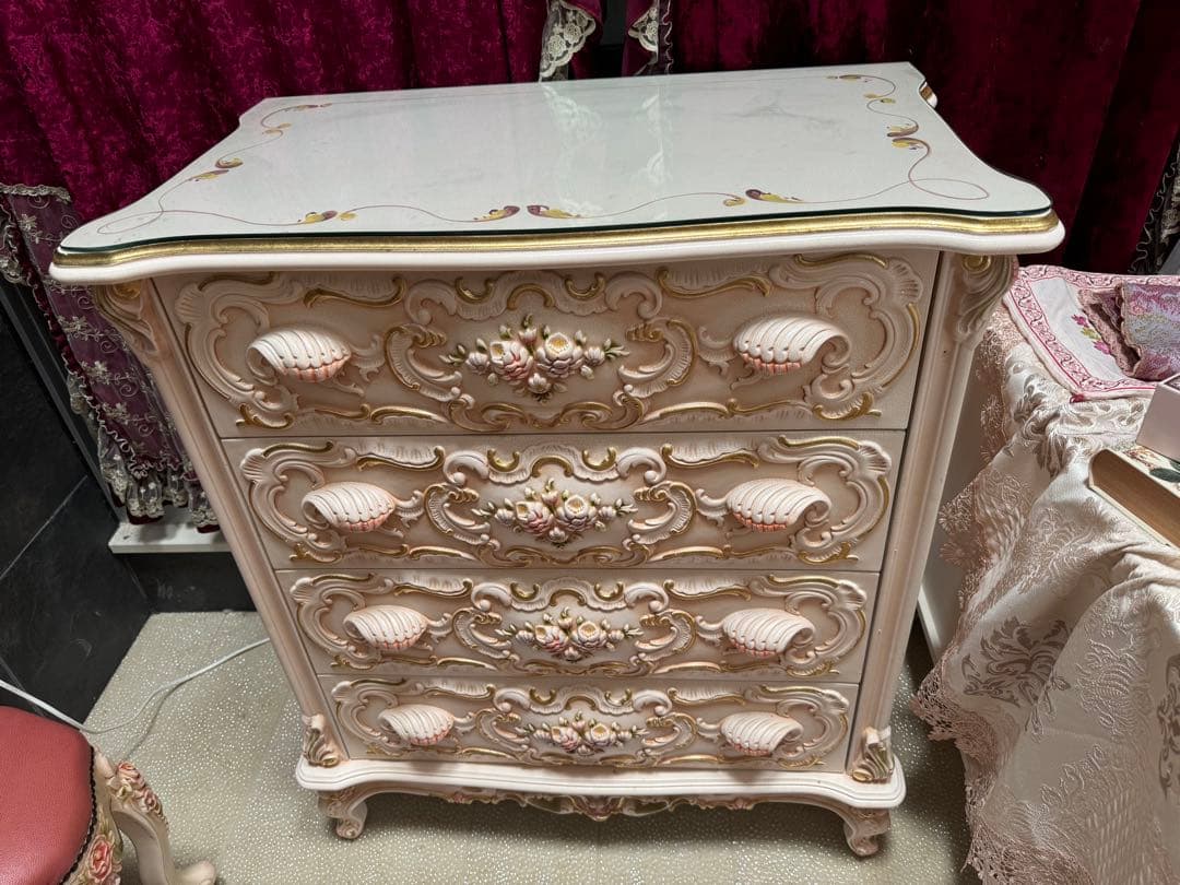 ロココ調　4段　チェスト　ななちゃんページ