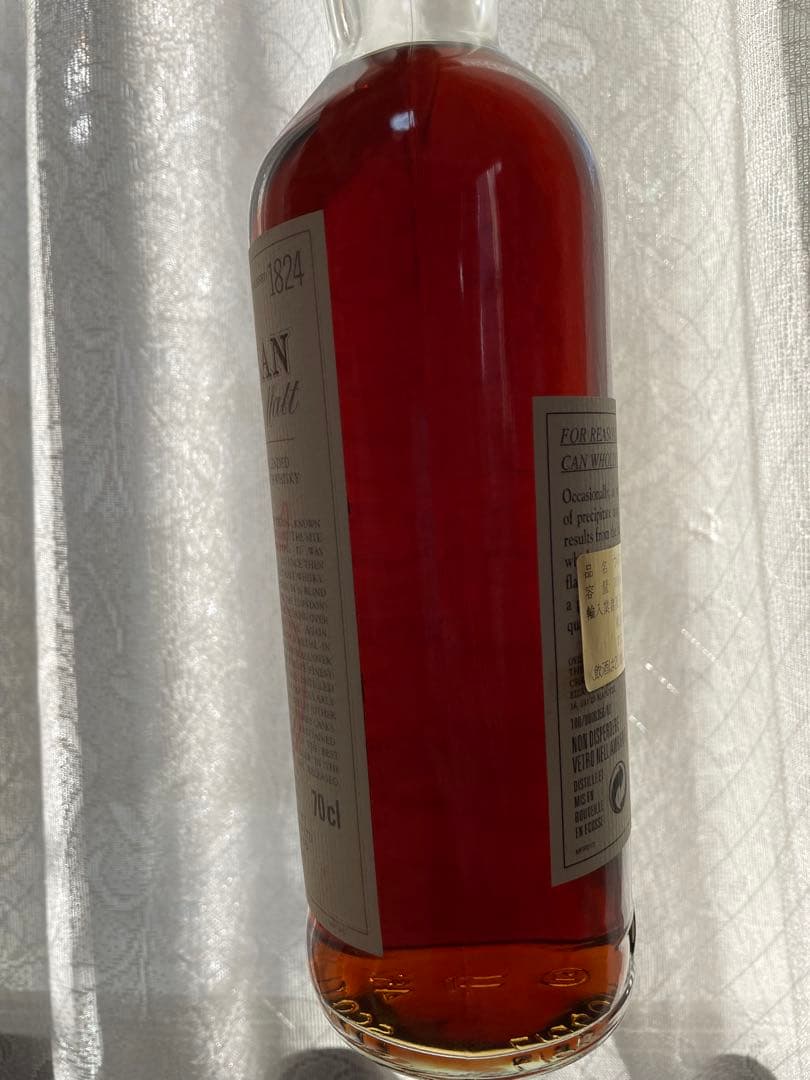 ザ・マッカラン ウイスキー 25年 アニバーサリー モルト 木箱 液面・状態良好