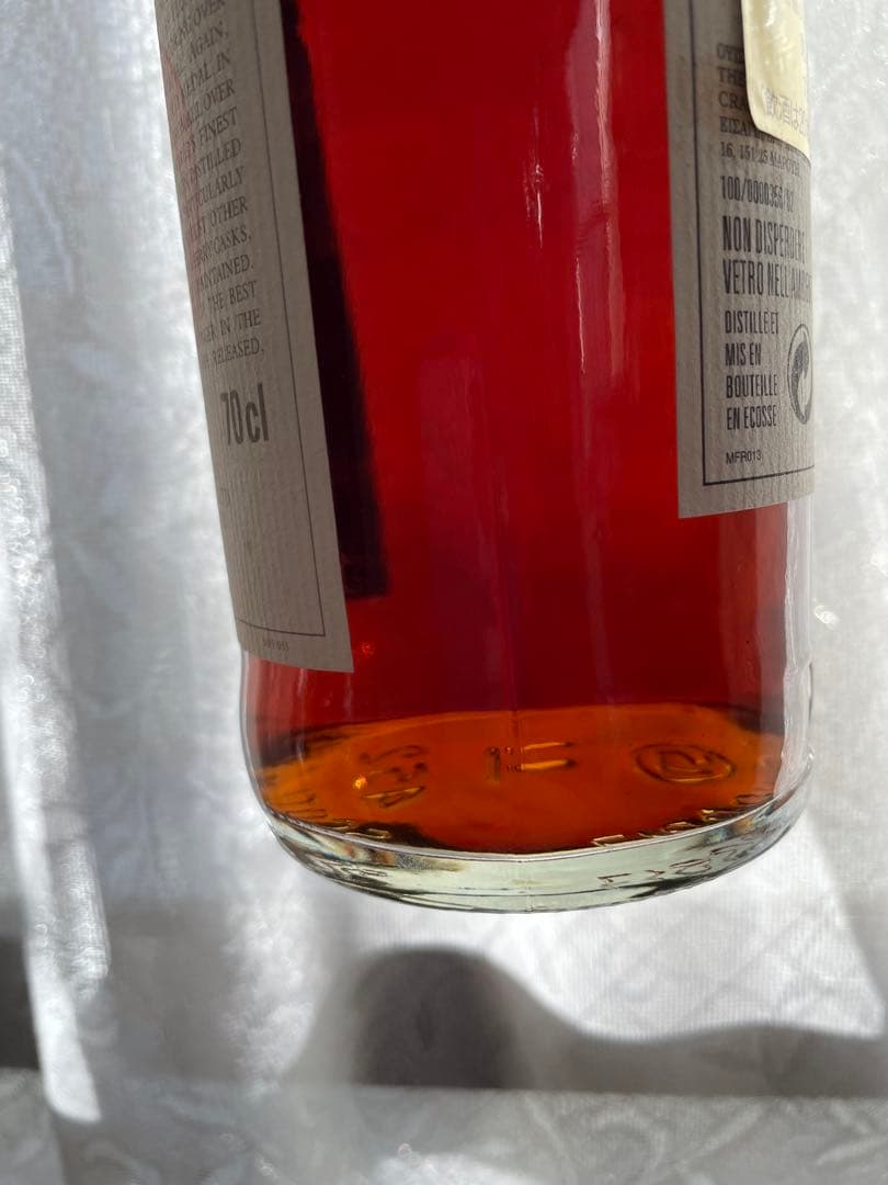 ザ・マッカラン ウイスキー 25年 アニバーサリー モルト 木箱 液面・状態良好