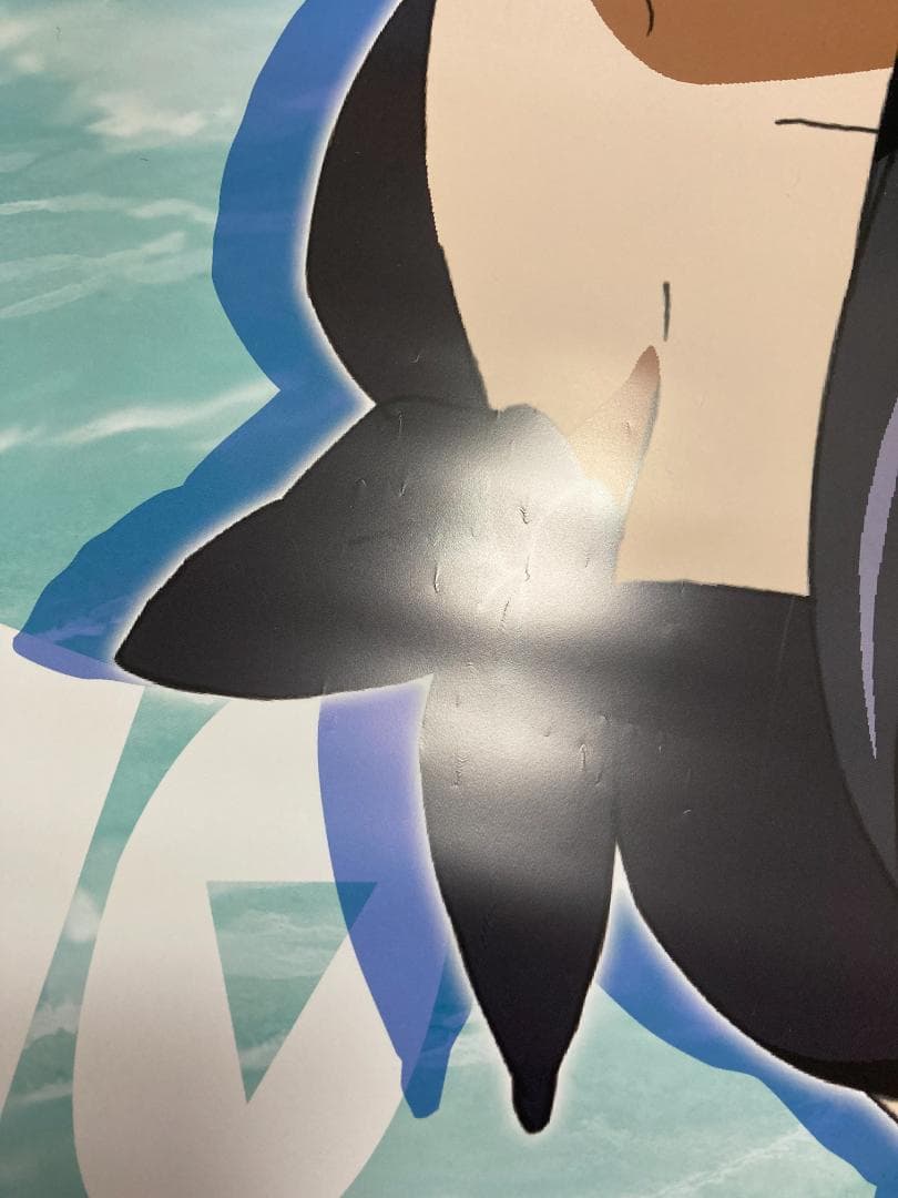 けいおん! Blu-ray 発売告知ポスター 購入特典 クリアポスター 秋山澪