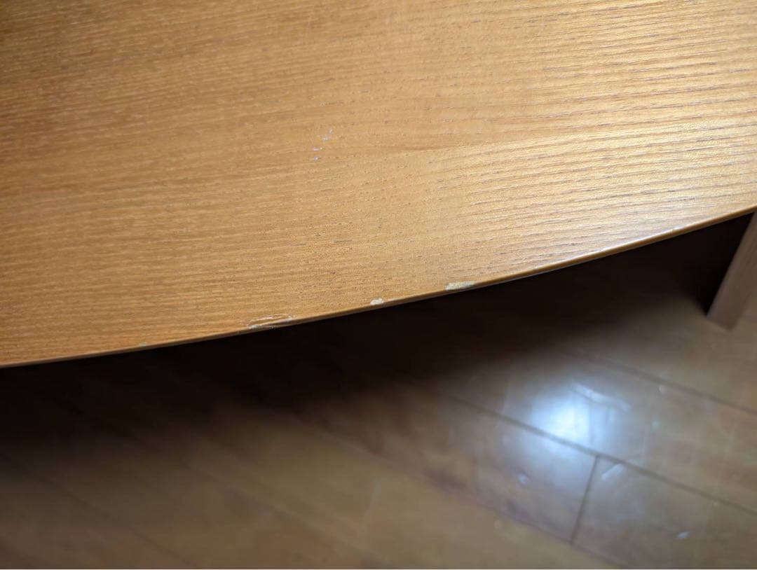 ■送料込■無印良品 木製楕円こたつ 曲木脚 フラットヒーター タモ材 暖房器具