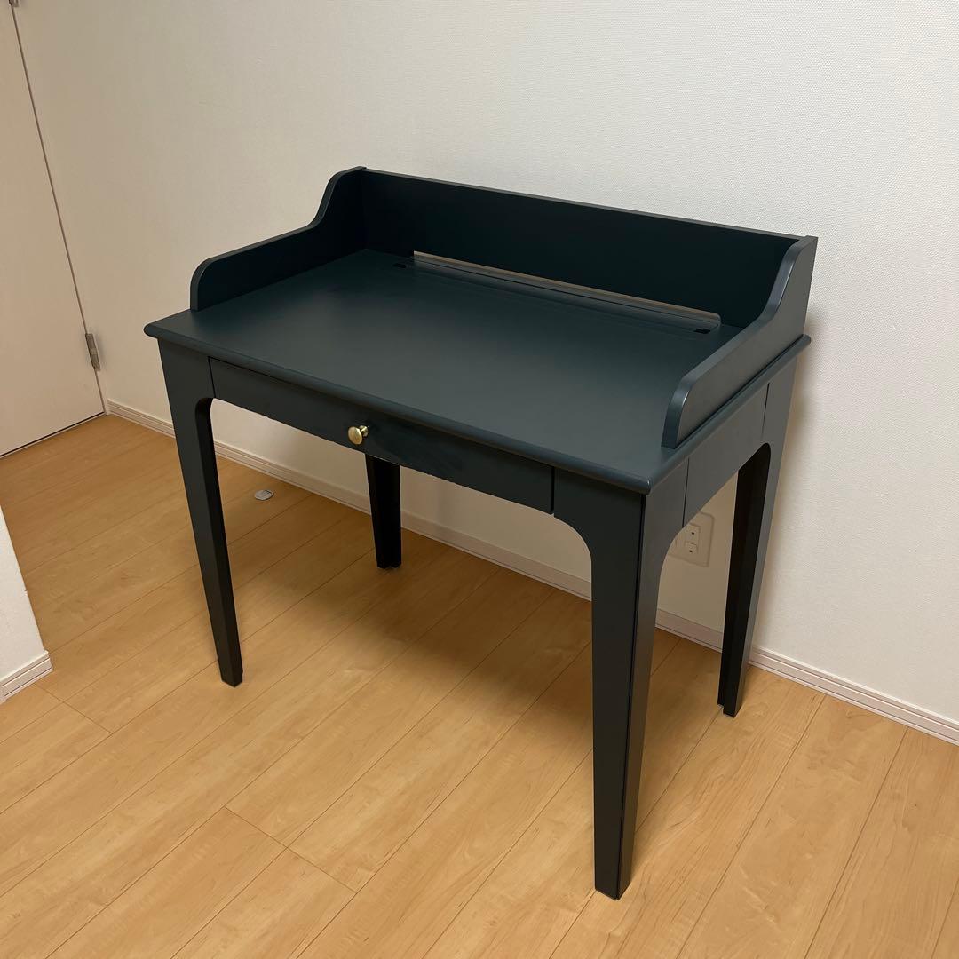 【IKEA】LOMMARP ロマルプ　デスク　ダークブルーグリーン