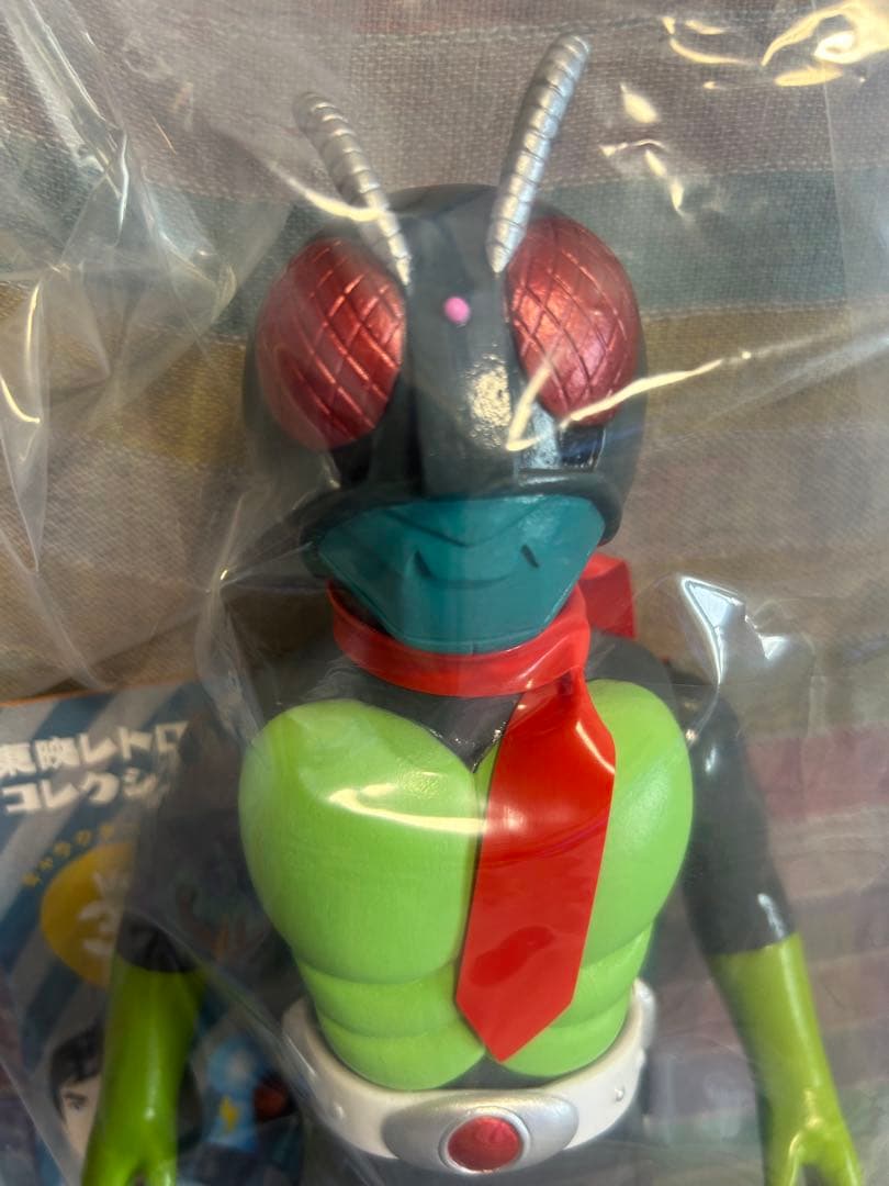 メディコム東映レトロソフビ 原作版 仮面ライダー (設定画カラーマスク取れ仕様)