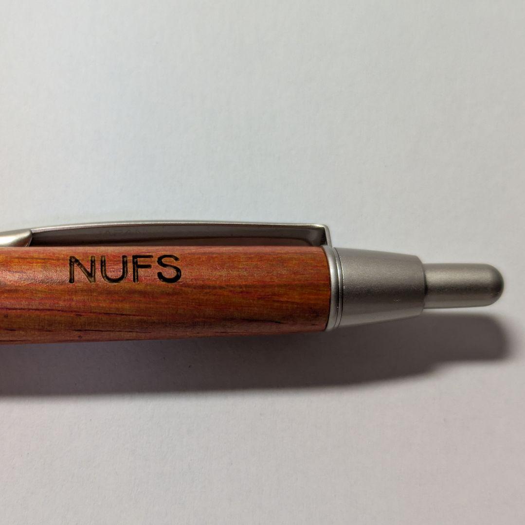 【新品未使用】非売品 樽製シャープペンシル NUFS記念品 木製