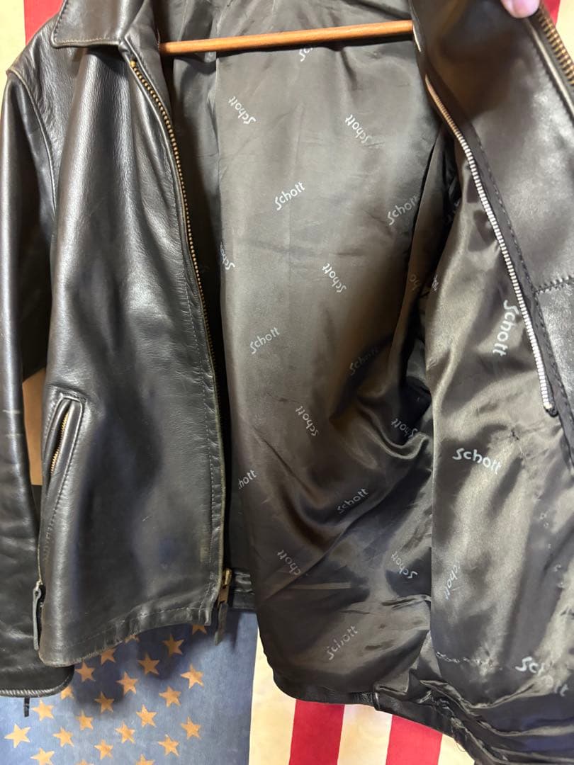 Schott シングルライダース 643 40インチ