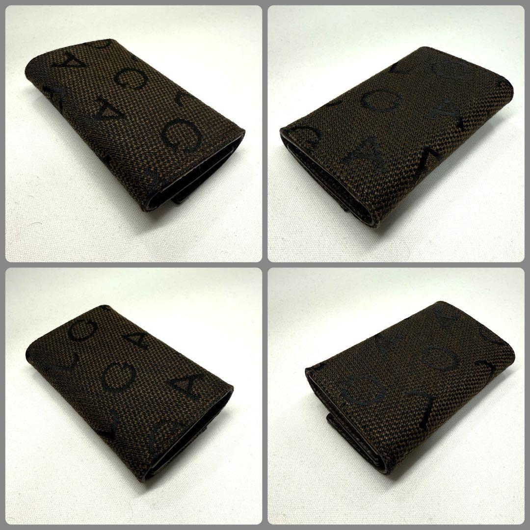 【新品未使用】ブルガリ BVLGARI 6連キーケース ダークブラウン 専用箱付