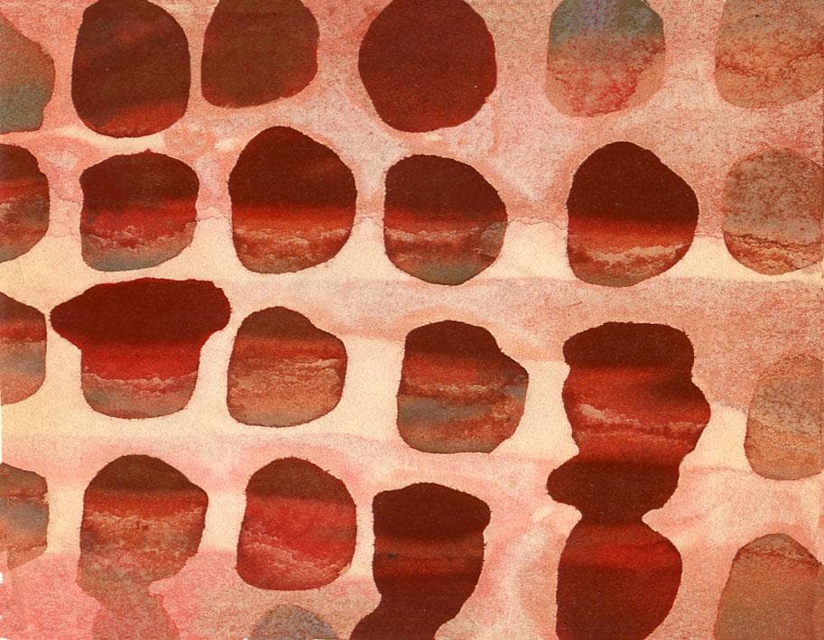 絵　【赤い実を運ぶ鳥さん】