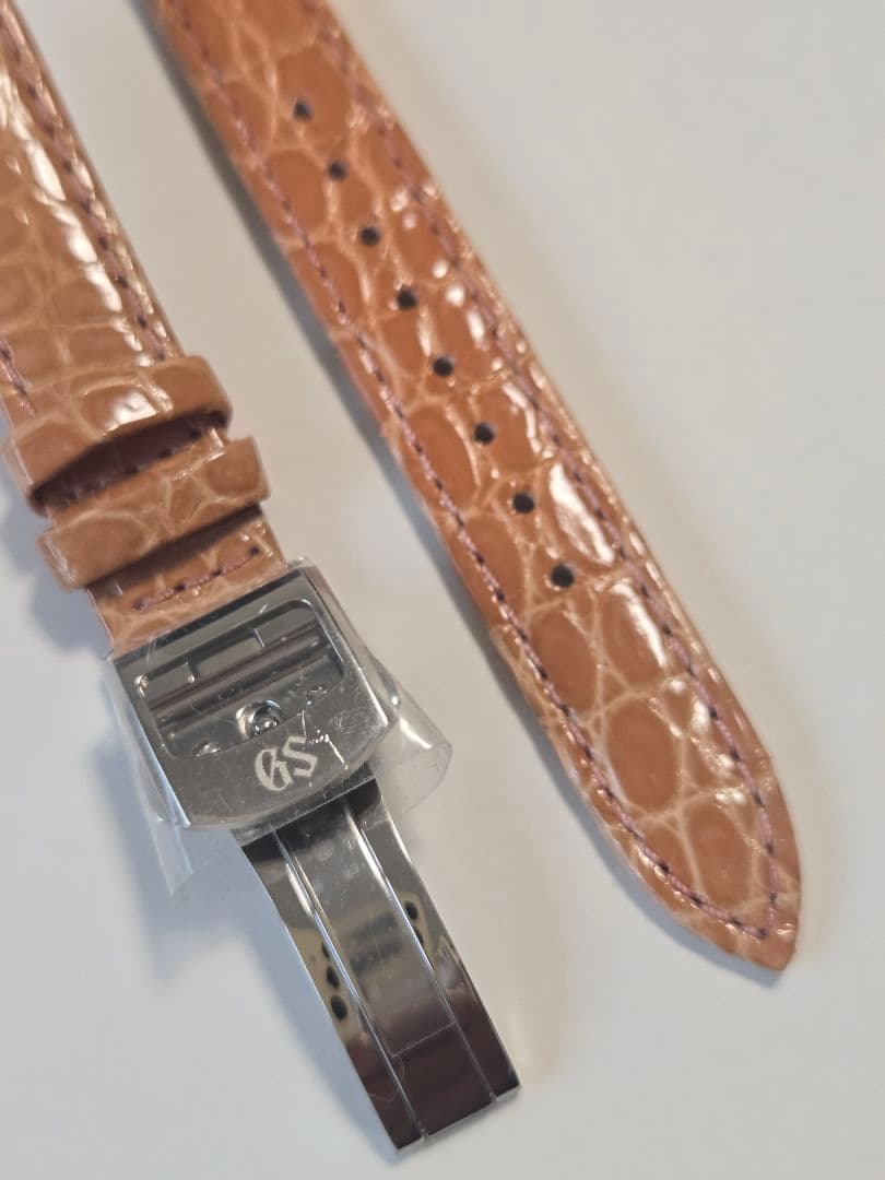 限定非売品【グランドセイコー】レディース用 革バンド(クロコダイル)とDバックル