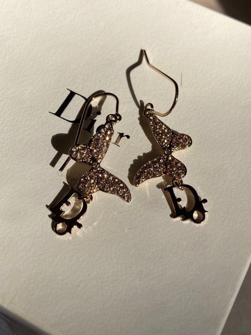 Dior クリスチャンディオールゴールド ピアス