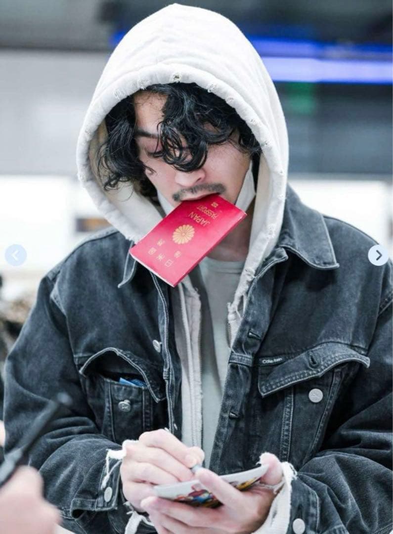 トップス ANCELLM layered zip up hoodie