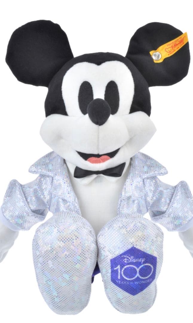 【Steiff】ミッキー ぬいぐるみ Disney100