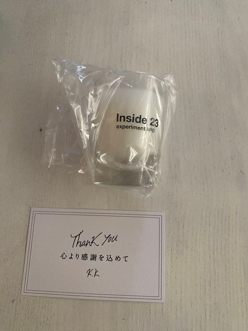 貴重　亀梨和也 Inside23 B賞 ミニキャンドル