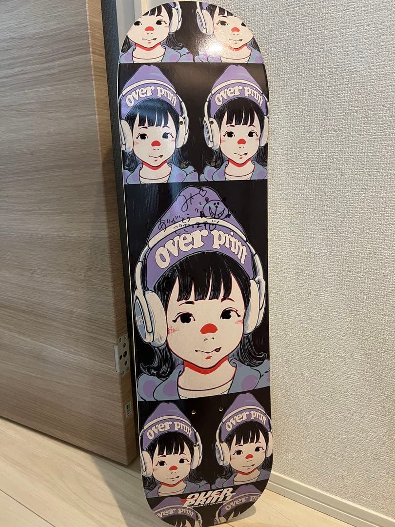 オーバープリント スケートボードデッキ