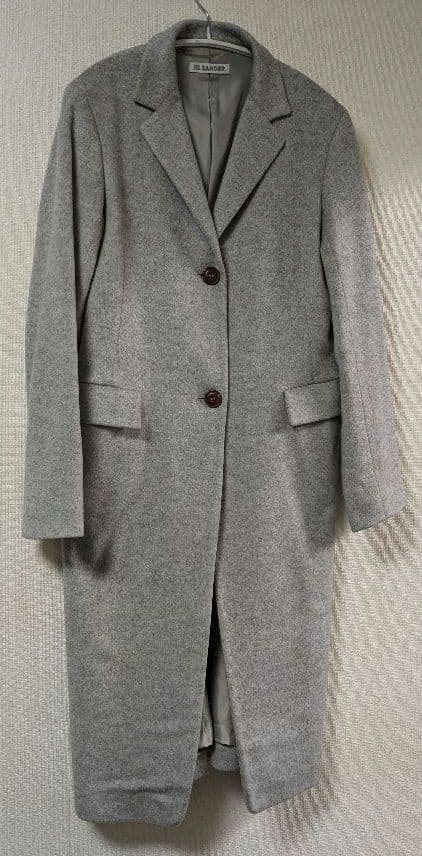 SALE ジルサンダー カシミヤ100% チェスターコート