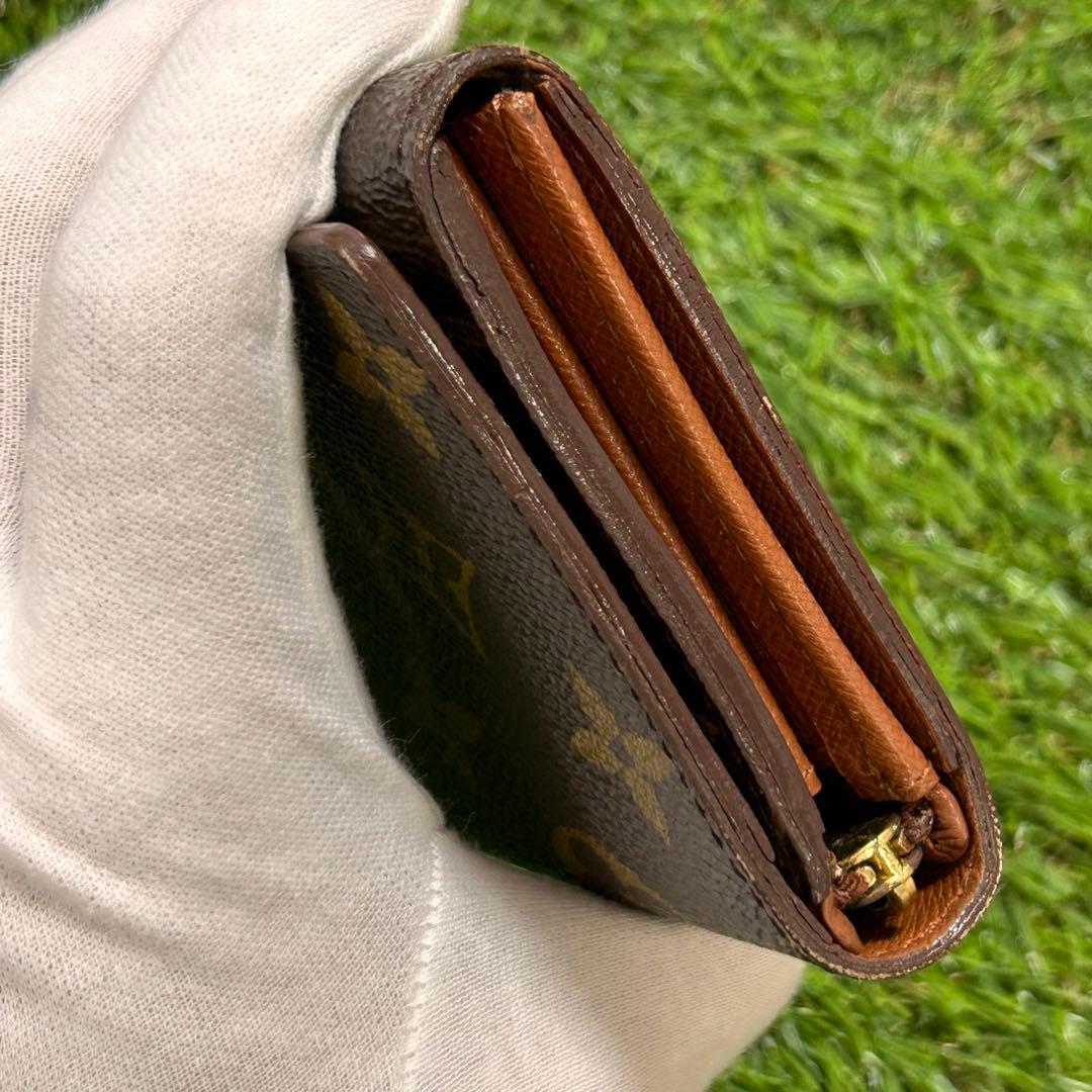 ルイヴィトン モノグラム 財布 折り財布 L字 ファスナー