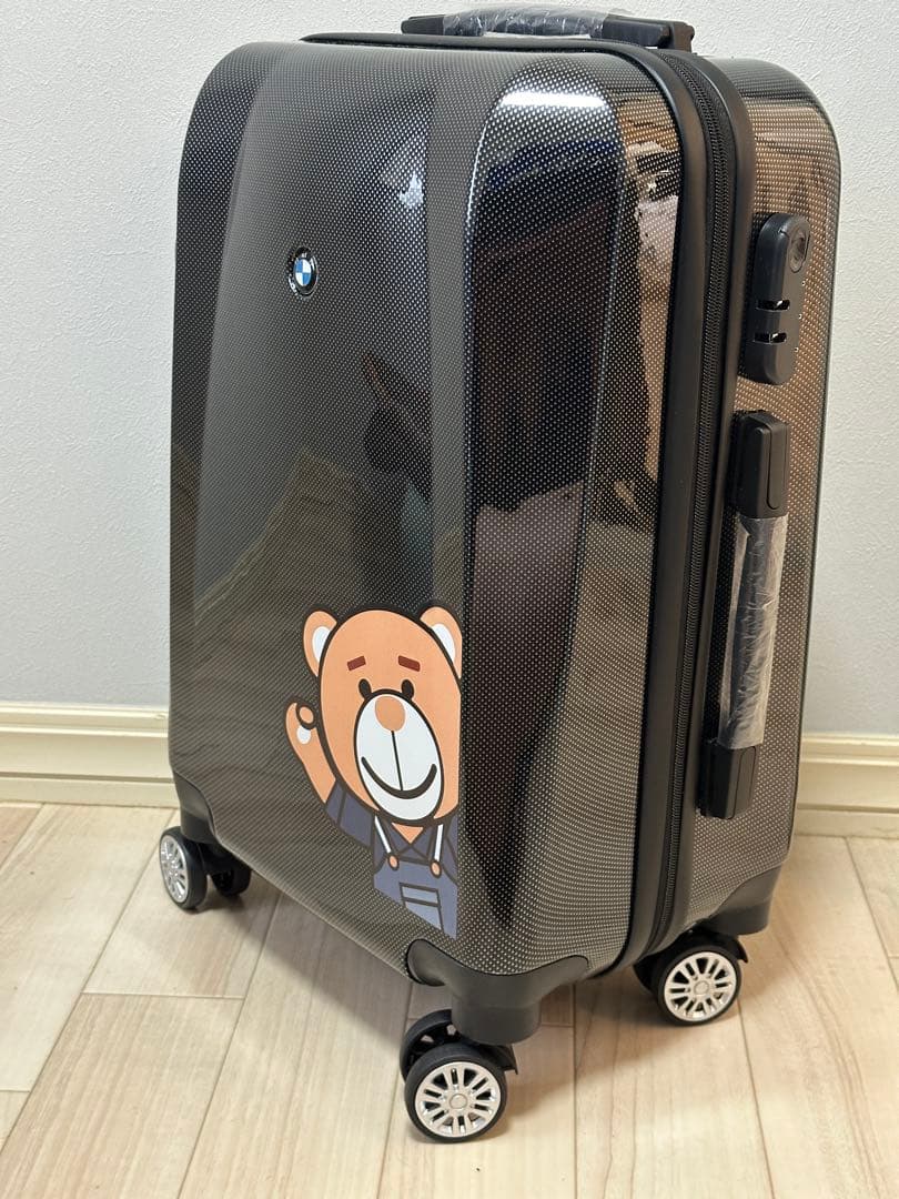 BMW ベアデザイン・ブラックキャリーケース（機内持ち込みサイズ）