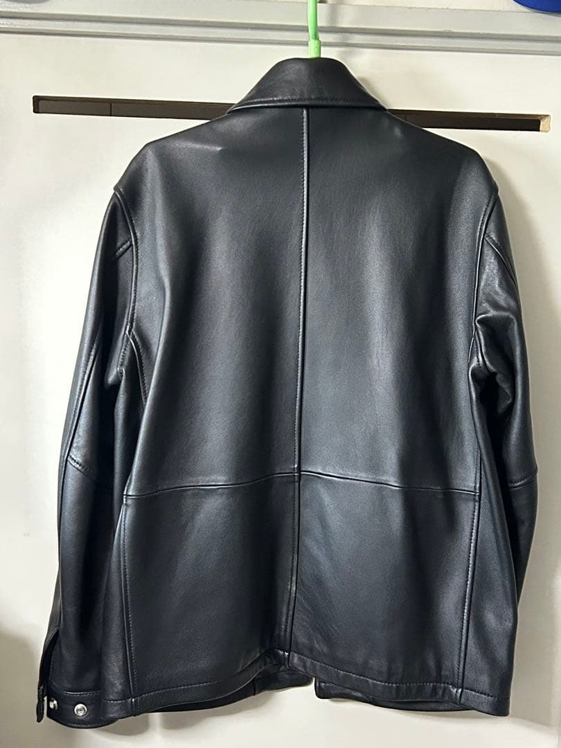 BEAUTY&YOUTH 羊革 ブラックレザージャケット L