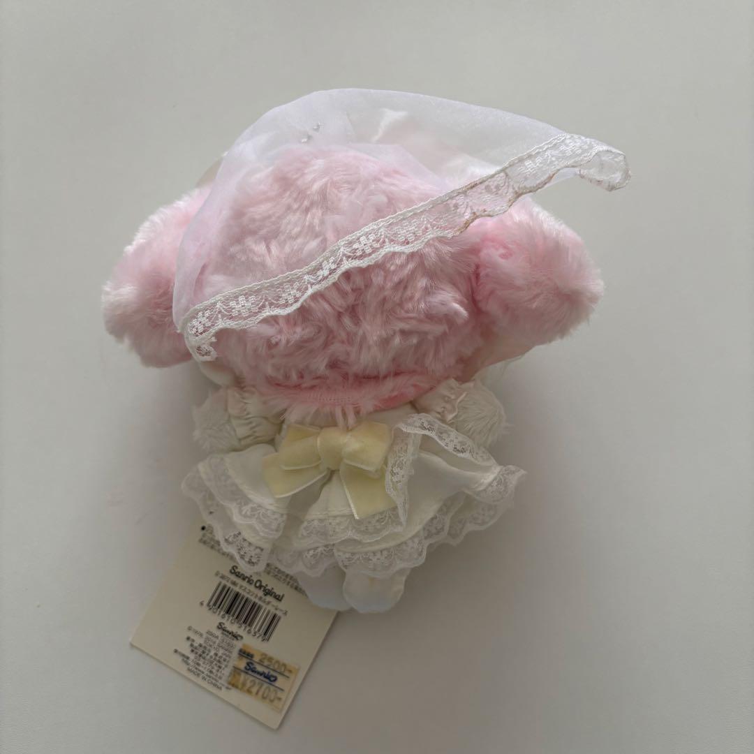 マイメロディ レースデザイン ウェディング 白 ロリータ マスコット タグ付き