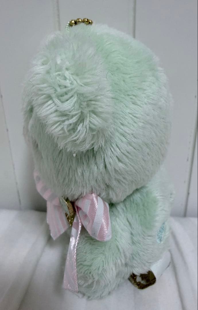 コリラックマとチャイロイコグマのハッピーアイスクリーム　ぶらさげぬいぐるみ 緑