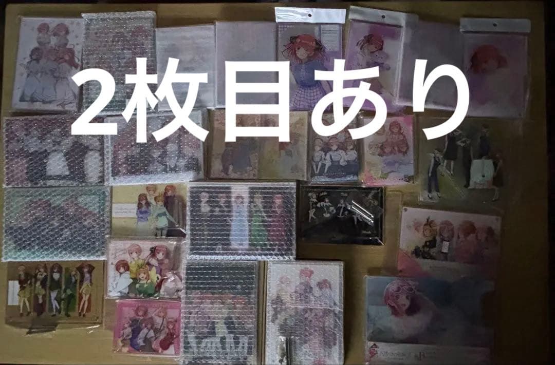 五等分の花嫁　アクリルパネルまとめ売り　38個