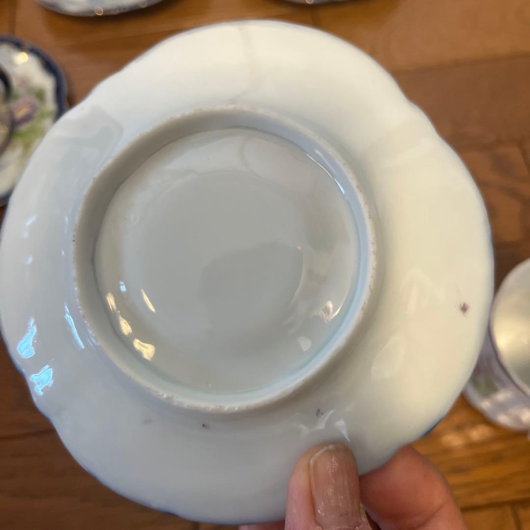 最終処分特価レアオールドノリタケ同時期ライバル会社？カップ&ソーサー五客薄手生地