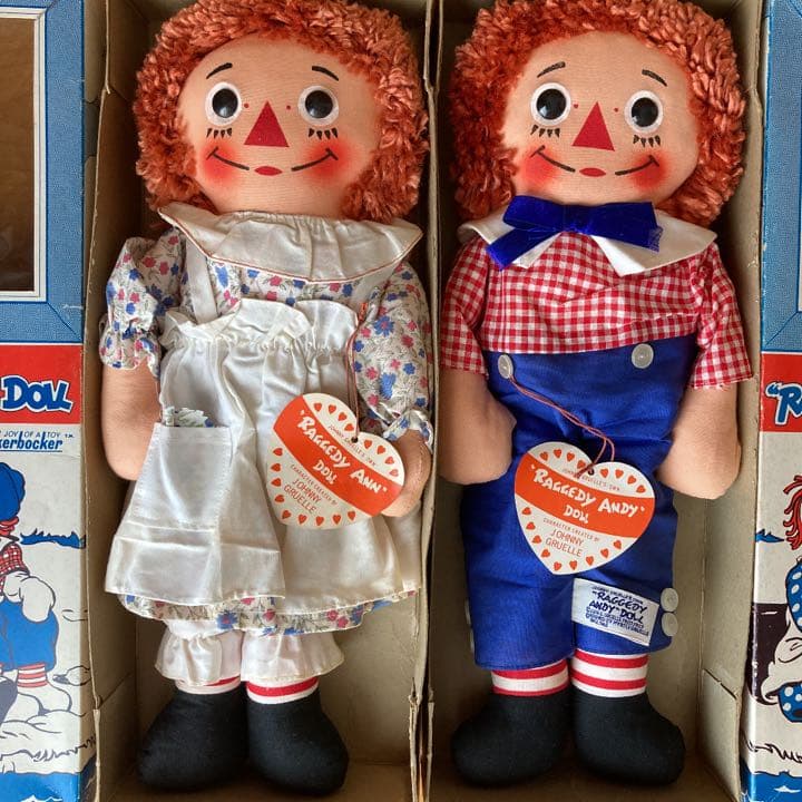 貴重　超激レア　ラガディ　ヴィンテージストック　めちゃくちゃ可愛いアンとアンディ