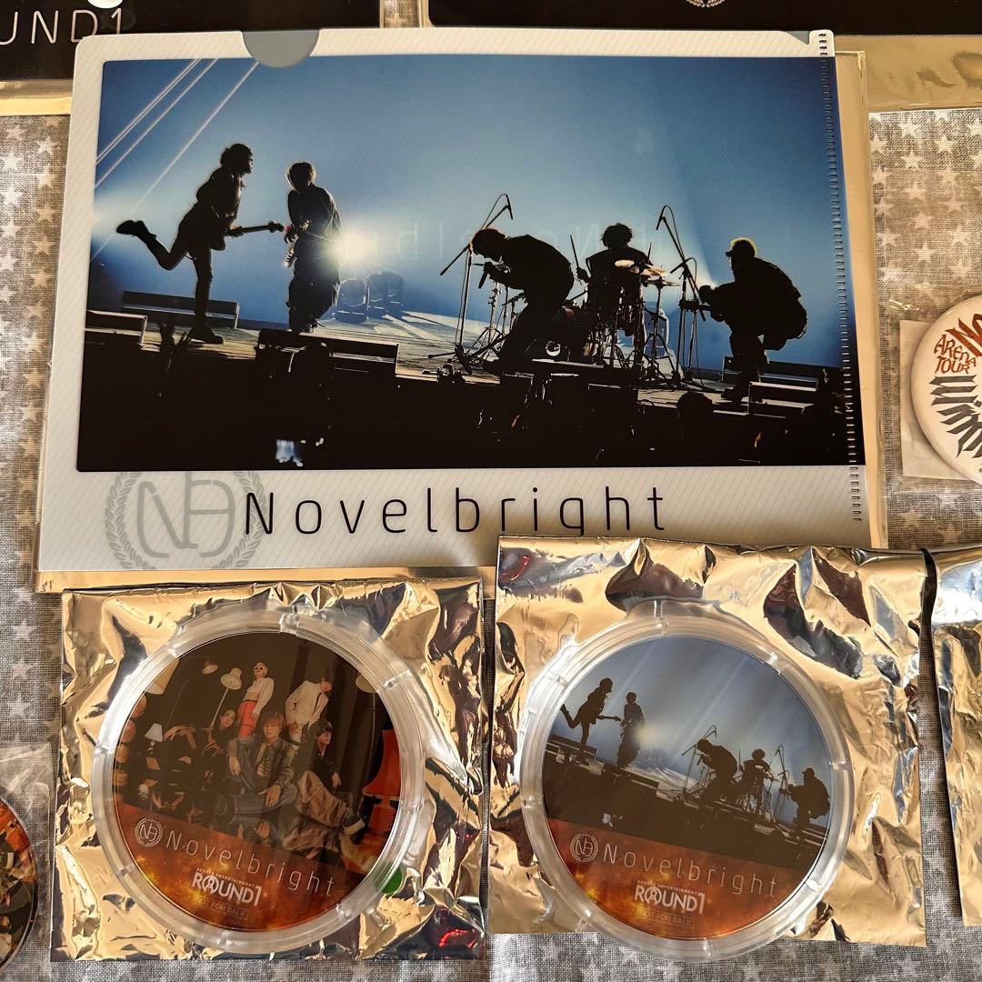 Novelbright★ラウンドワン★プラマット全4種★ファイル★コースター