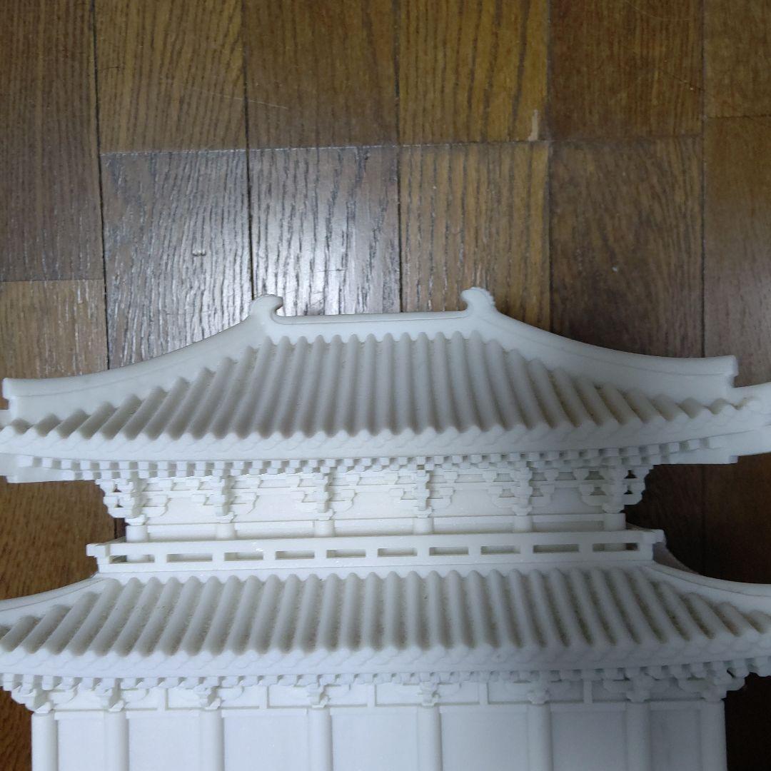 石製彫刻置物　検　神殿　大理石　オブジェクト　美術工芸