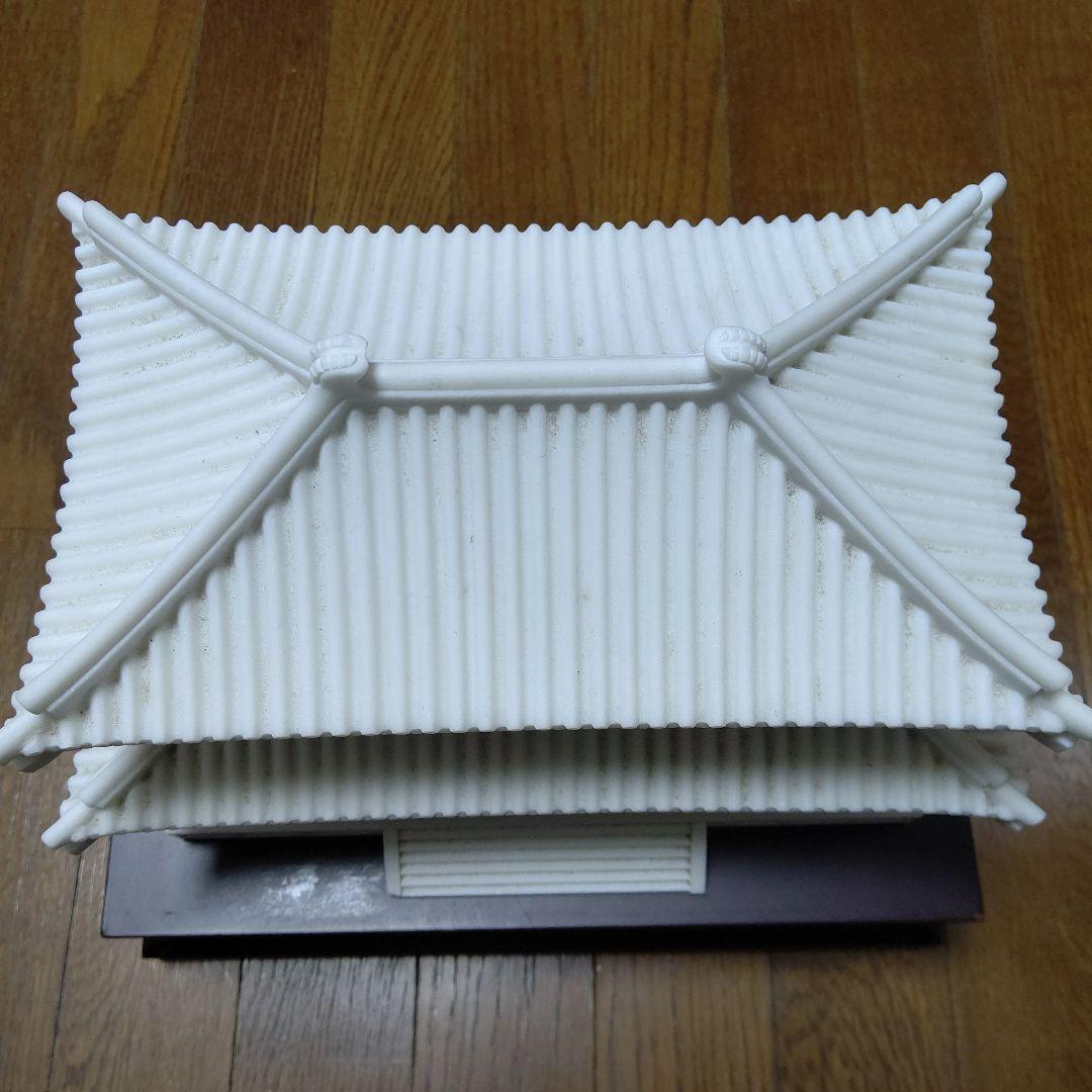 石製彫刻置物　検　神殿　大理石　オブジェクト　美術工芸