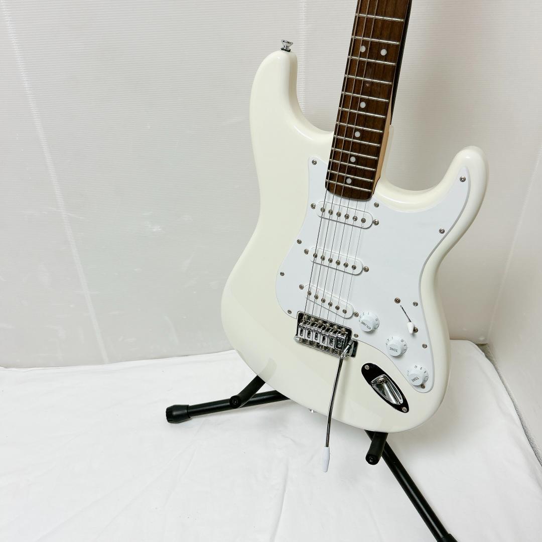 美品 Squier スクワイヤー Stratocaster ストラト ホワイト