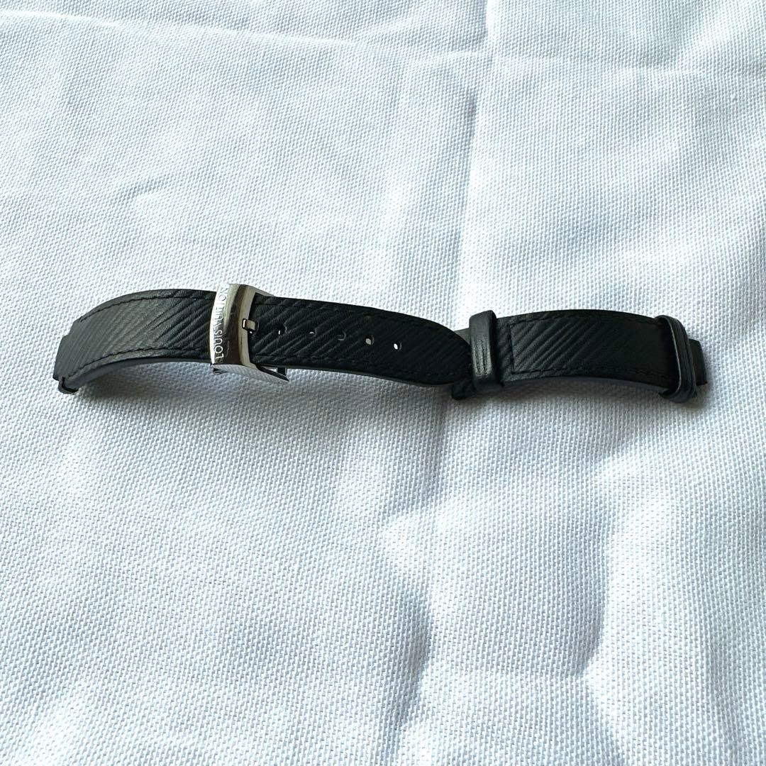 Louis Vuitton ブラックレザーベルト