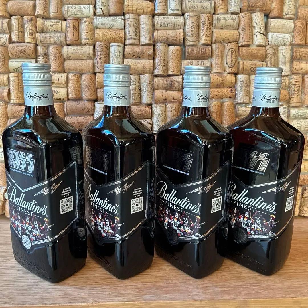 バランタイン Ballantine's KISS コラボウイスキー 4本