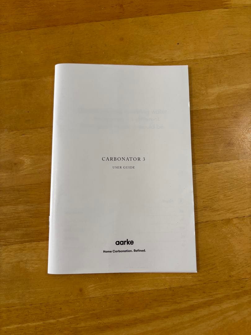 AARKE アールケ Carbonator 3 炭酸水メーカー