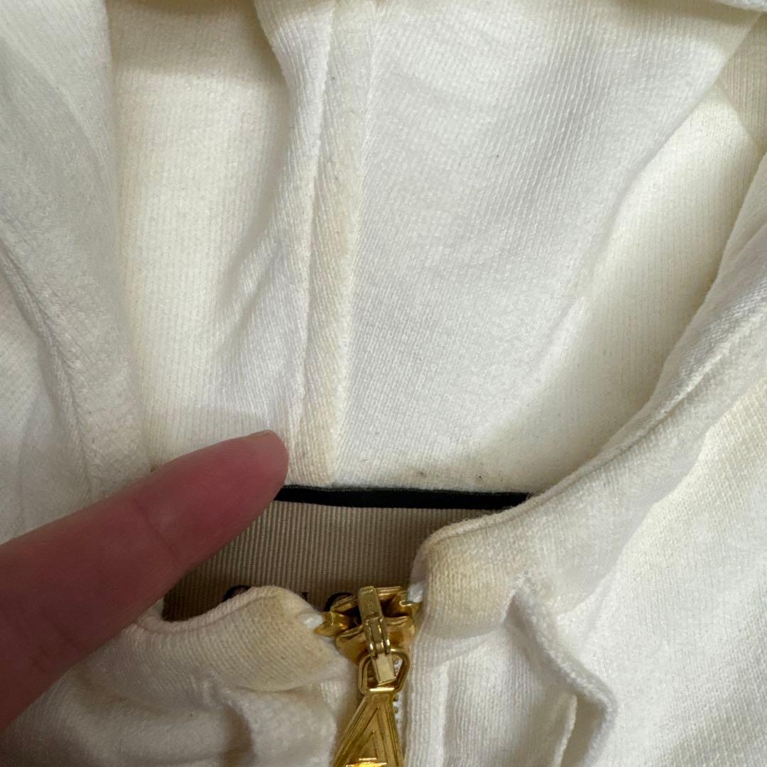 り*お様 ★グッチ★ウェブ＆GUCCI ラベル付き スウェットシャツ★size